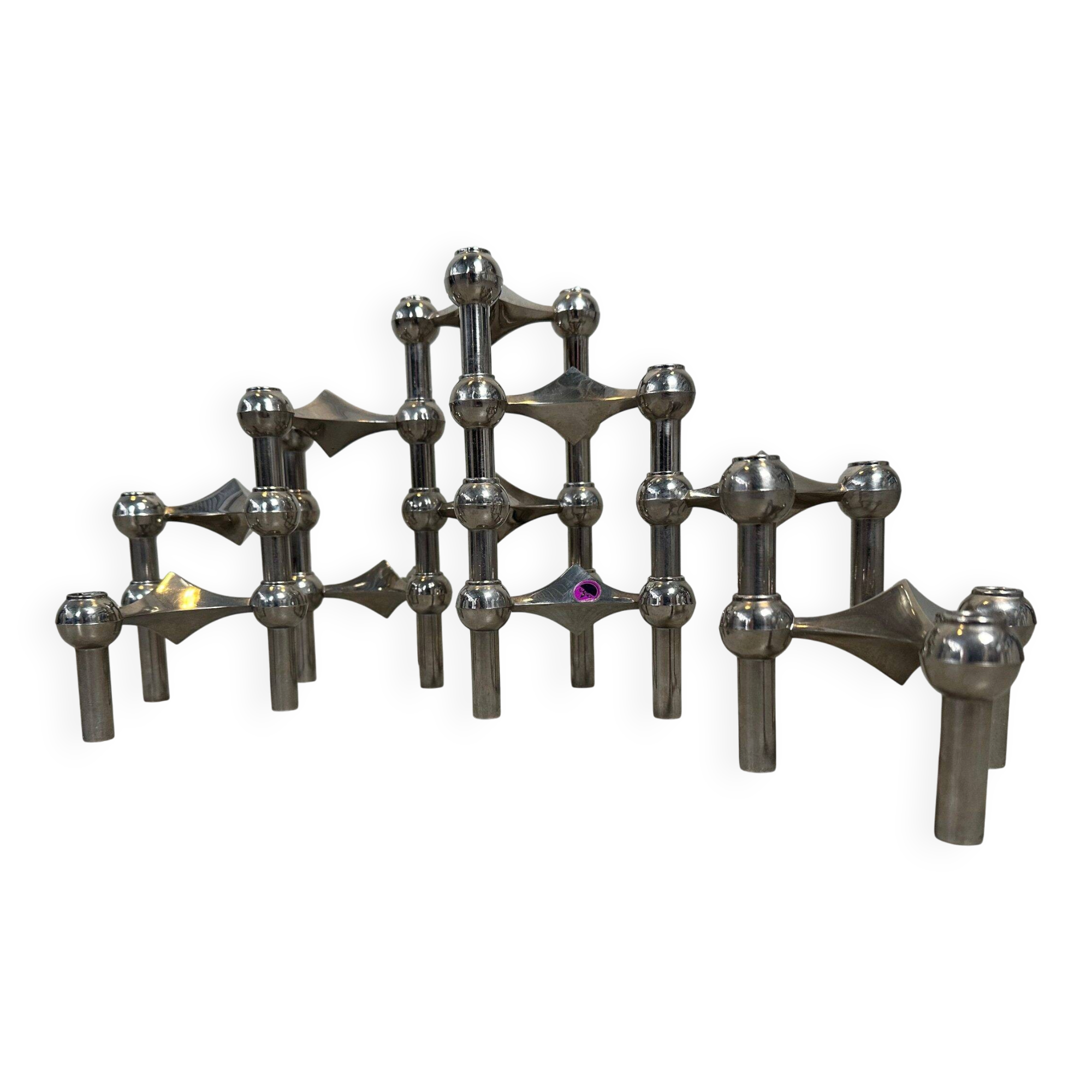 10x Vintage Design BMF Candleholder – Hans Nagel and Werner Stoff