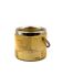 Mid-century cream parchment ice bucket, Aldo Tura Italy 1950s