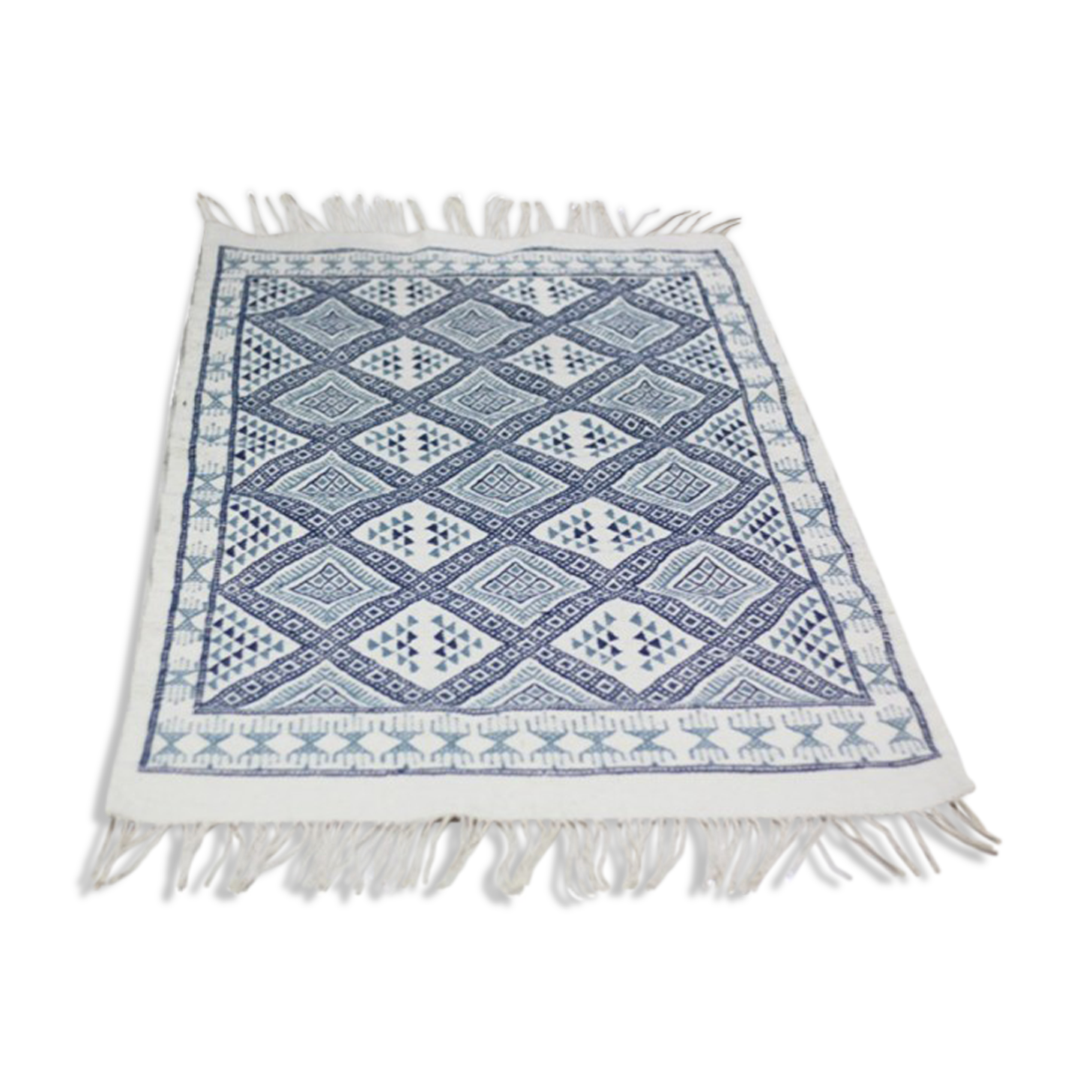 Handmade wool rug 205x90cm
