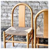 'Thalia' chairs by annig sarian for tisettanta, italy 1980s, set of 6