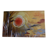 Decorative wall tapestry - Autumn Evening, Le Guen - Sunset