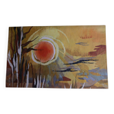 Decorative wall tapestry - Autumn Evening, Le Guen - Sunset
