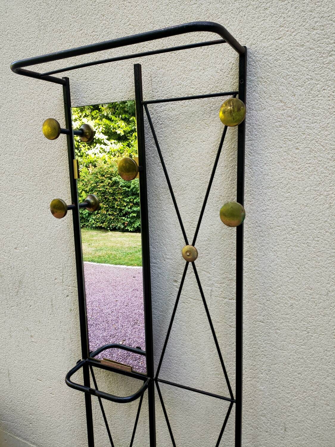 Vestiaire fer forgé vintage