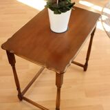 Side table made of walnuttreewood, vintage from the 1960s