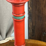 Bamboo-style wooden lamp