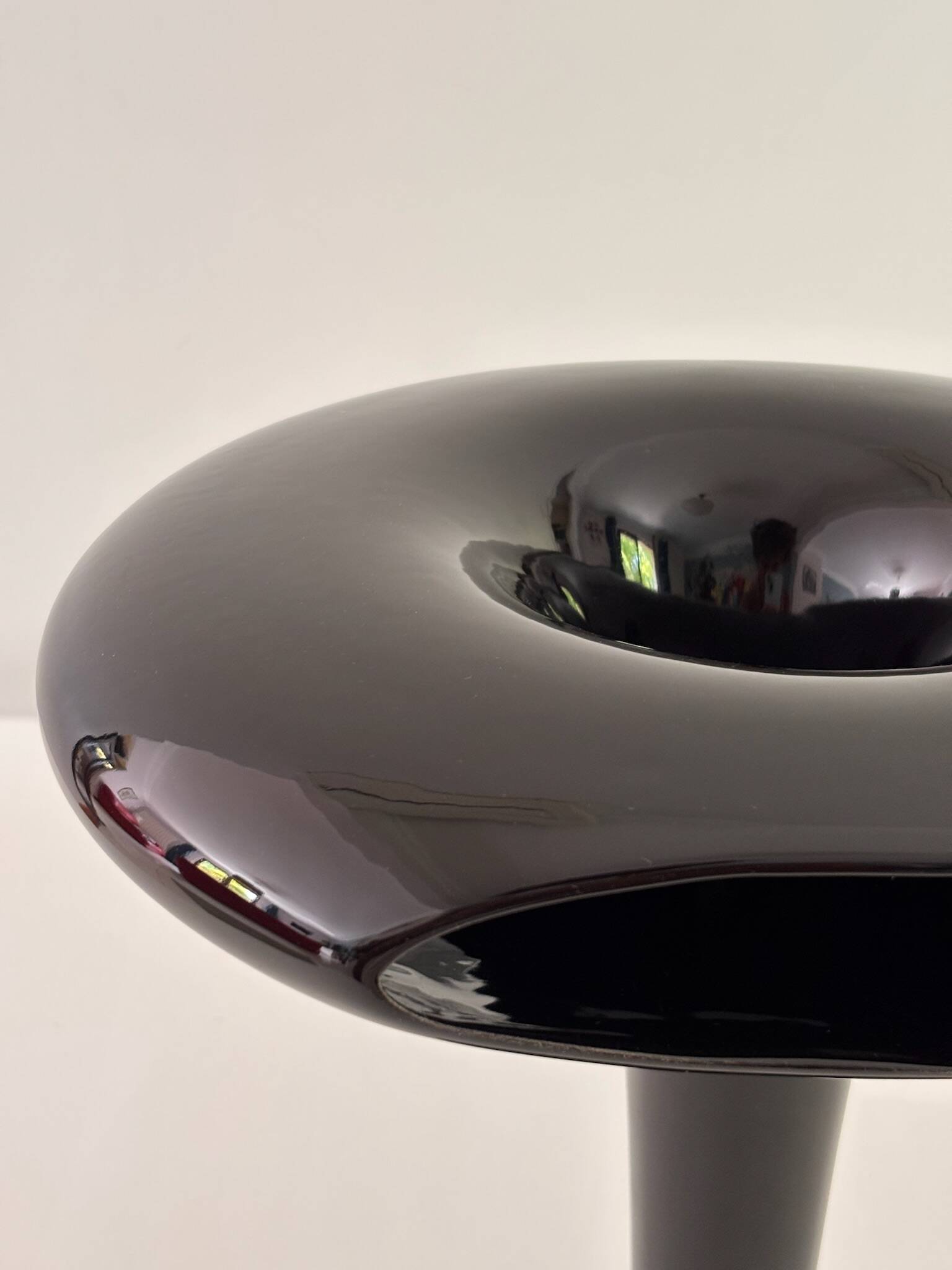 Sci-Fi Vase by Marc Newson for Cor Unum 1993 Glazed Black Ceramic Signed Ra