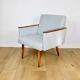 Vintage Art Deco Loft armchair - blue sky