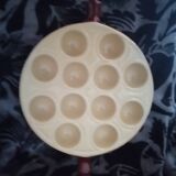 Set of three ceramic snail dishes