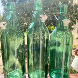 Lot of 3 old beer bottles from Marseille