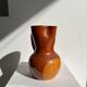 Two-tone brown ceramic wine pitcher H: 24cm