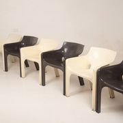 Set of six Gaudì Armchairs by Vico Magistretti for Artemide