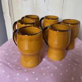 Vintage orange mugs 70s