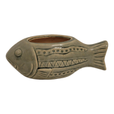 Cache pot en céramique poisson