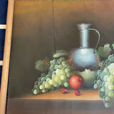 Oil on canvas still life reason signed