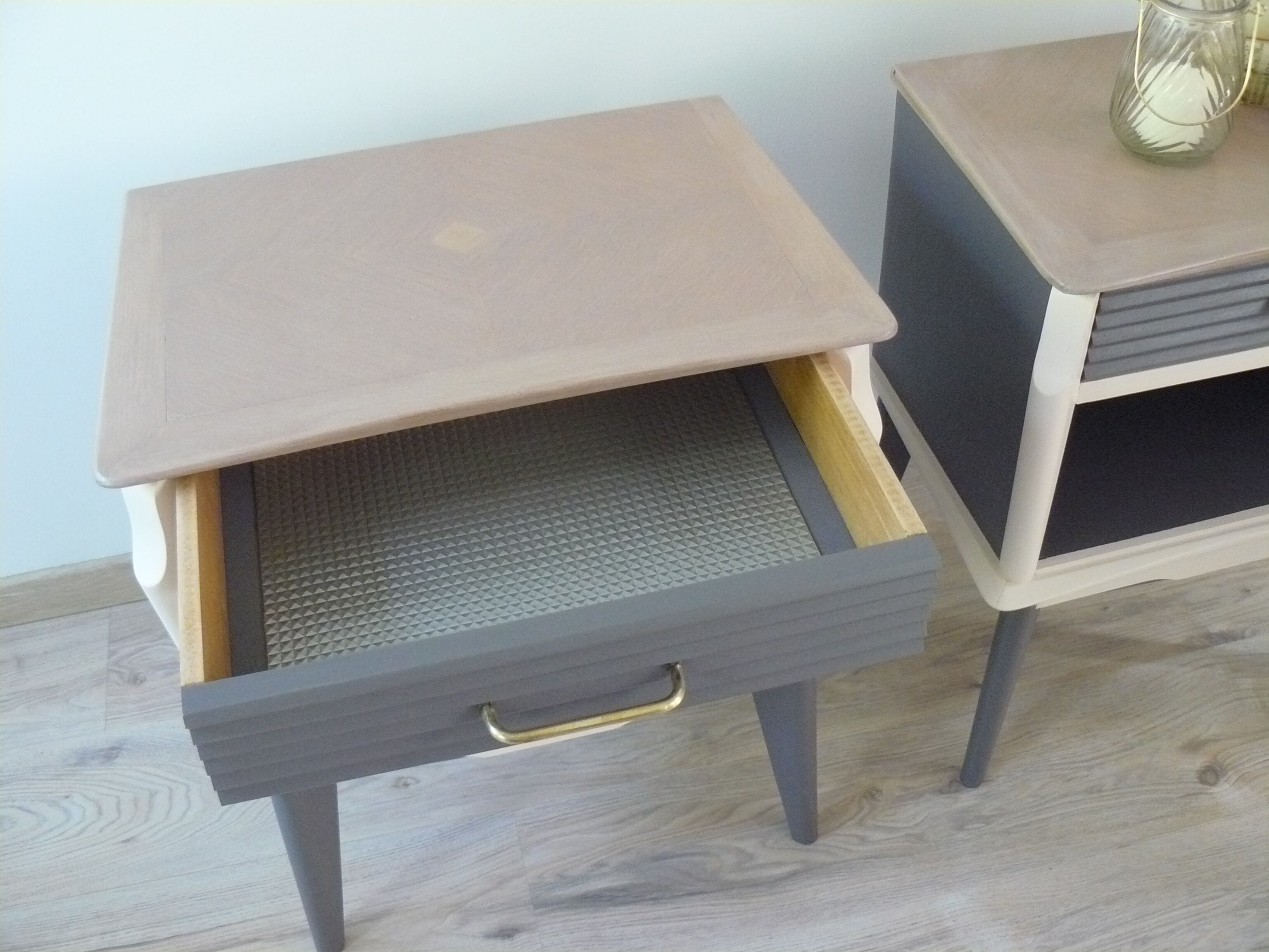 Two bedside 50s