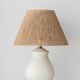 Coastal Table Lamp in Faux Wicker, Manises, Spain, 1960s, New Jute Shade