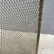Old 19th century fireplace screen, 4-panel spark arrester