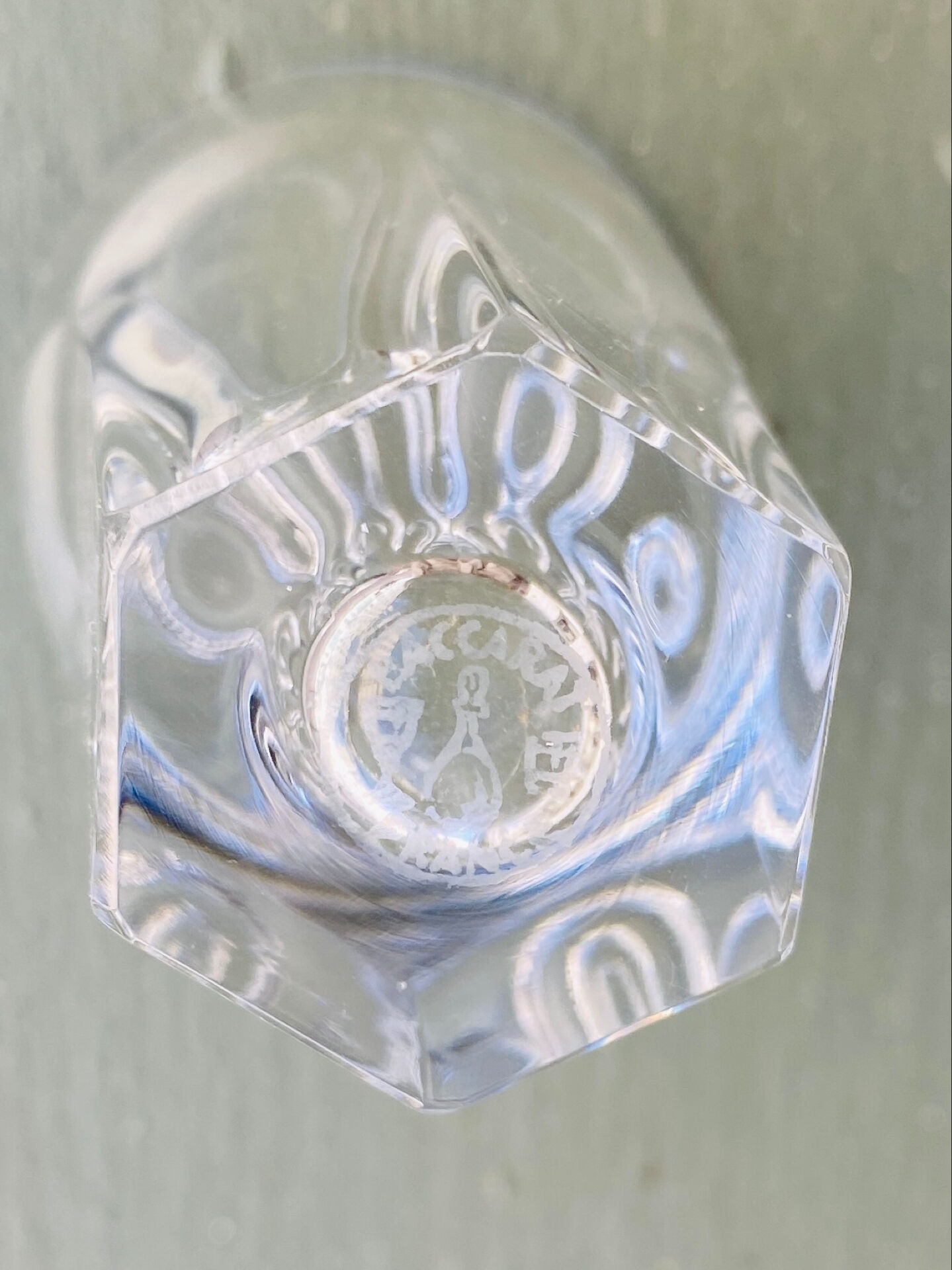 Baccarat crystal liqueur glasses shot glasses
