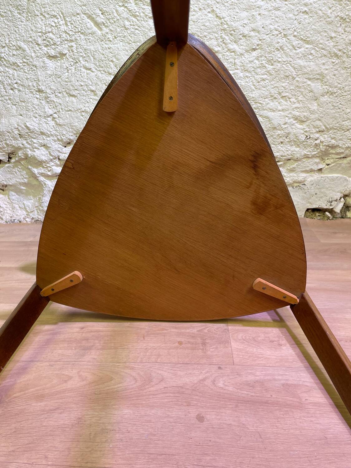 Bow Wood Pedestal Table by Steiner