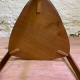 Bow Wood Pedestal Table by Steiner