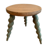 Painted tripod stool