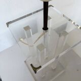 David Lange Lucite Table Lamp