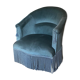 Velvet toad armchair
