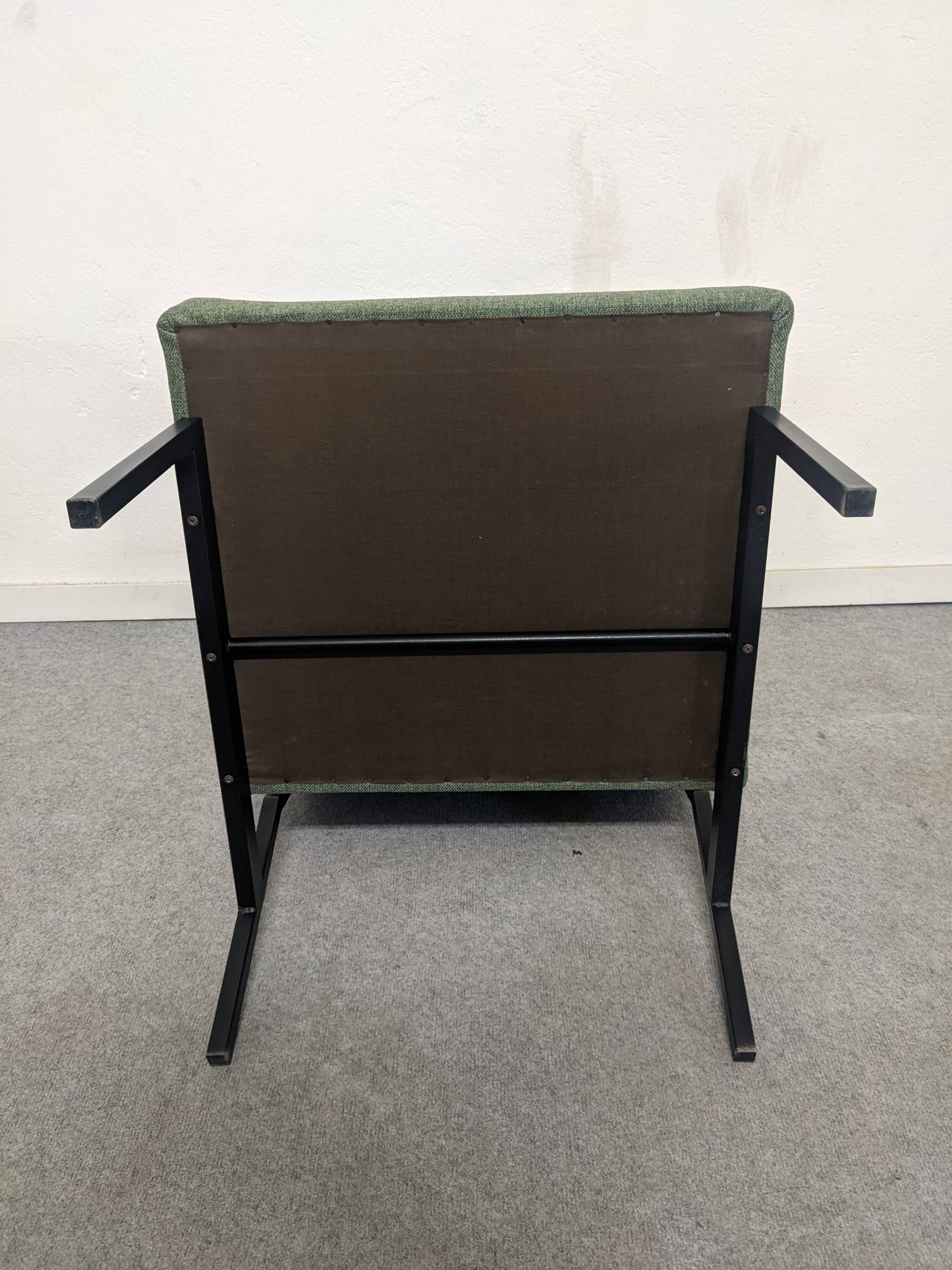 Modernist driver of the 50s/60s and her ottoman