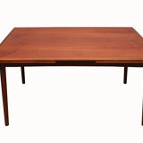 Table à manger extensible des années 1960 en teck, format XL