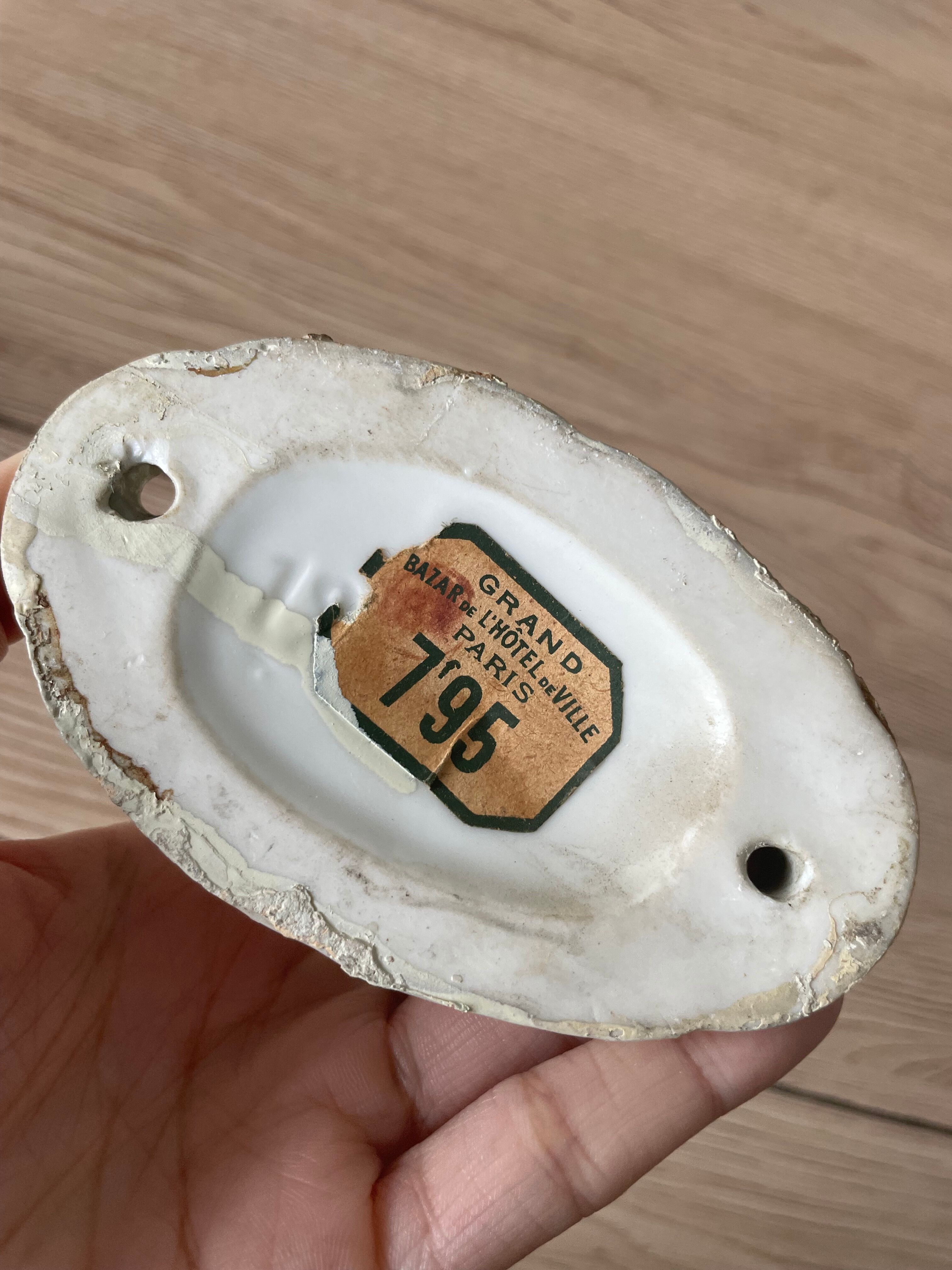 Vintage ceramic wall hook