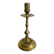 19th-century gilded bronze candlestick