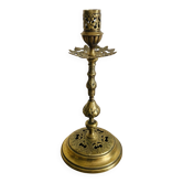 Bougeoir époque XIXe en bronze doré