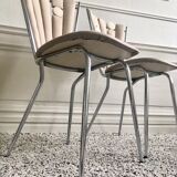 Vintage deconstructured "petals" chairs restored