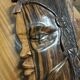 Pair of large African wedding masks