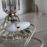 Lampe en cristal et verre de Clichy