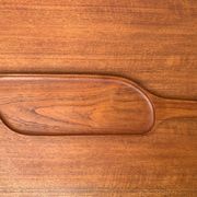 Swedish teak bowl from the mid-century by Upsala Slöjd, 1960s.