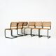 Set of 6 Dining Chairs Style B32 by Marcel Breuer