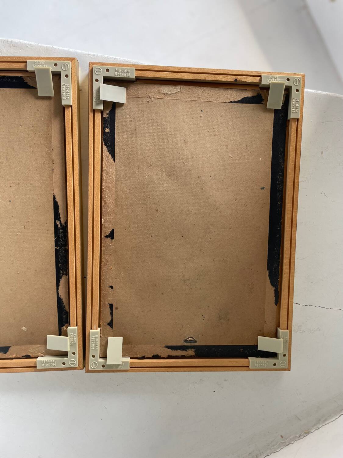 2 frames with old engravings “journal des demoiselles”