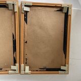 2 frames with old engravings “journal des demoiselles”