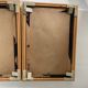 2 frames with old engravings “journal des demoiselles”