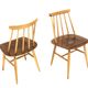 Set of 2 Scandinavian chairs, "Fanett by Ilmari Tapiovaara, Sweden, 1960