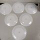 Lot de 6 assiettes plate Arcopal Véronica Myosotis fleur bleu vintage