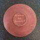 Ceramic plate, terracotta, glazed. Elie Brachant