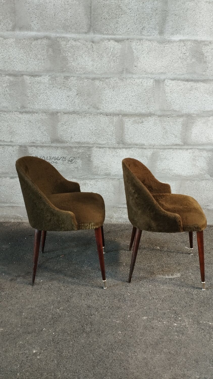 Chairs moumoute 60's