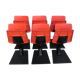 Ensemble de 6 chaises pliantes, sièges de cinéma