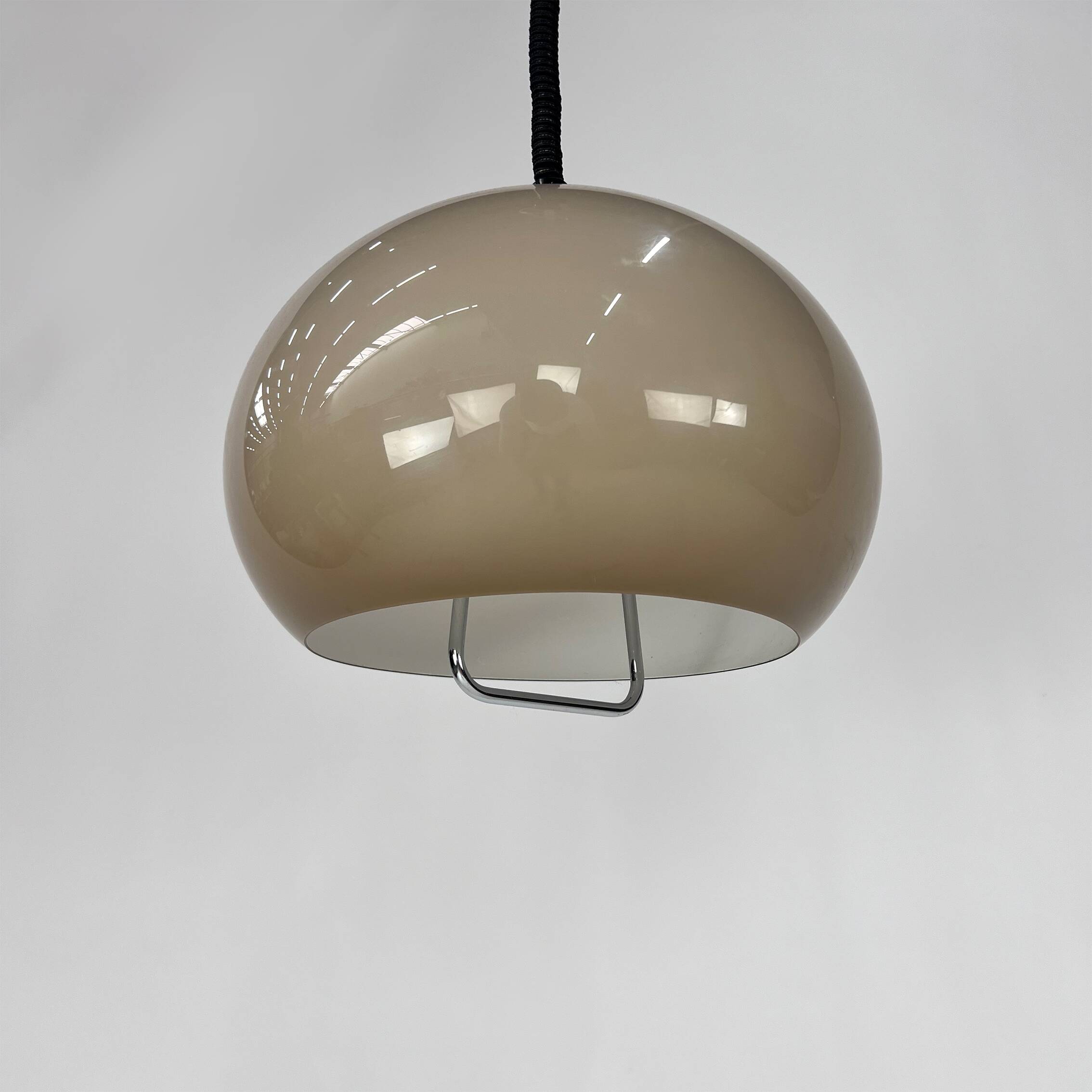 Vintage Dutch design mushroom pendant by Dijkstra, 1960s