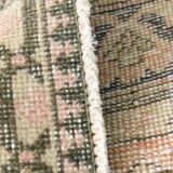 3x12 Pink & Brown Madallion Pattern Persian Runner Rug, 79x382Cm