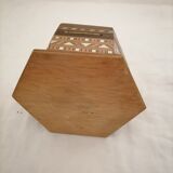 Lot of 2 oriental boxes in marquetry.