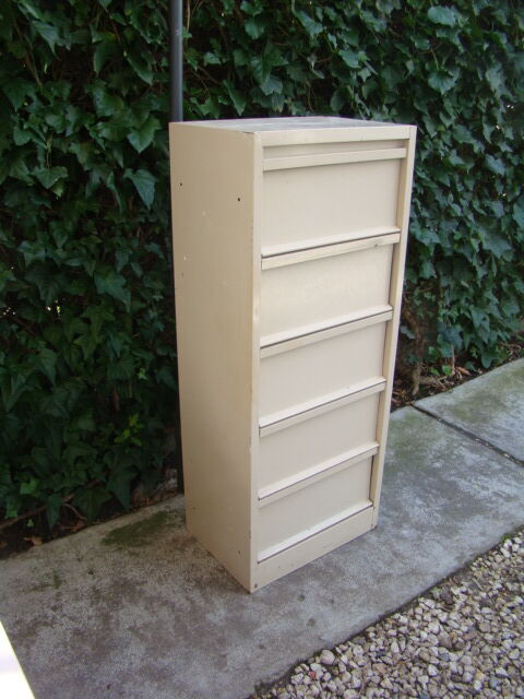 Old clamshell industrial filing board