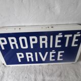Private property sign